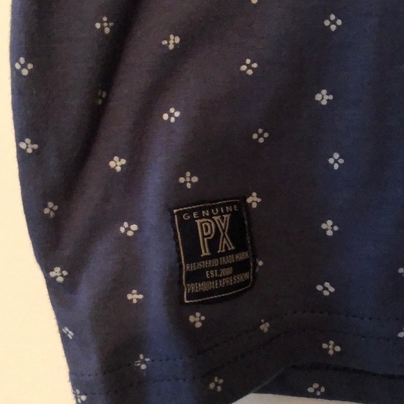 PX tshirt. S sleeves, pullover, denim blue. Small - Picture 6 of 6